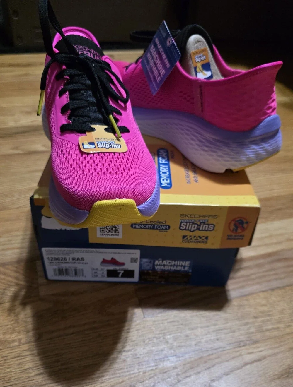 Skechers Kaplan Hands Free Slip In, Women's Max Cushining Elite 2.0. Size 7 - Picture 1 of 6